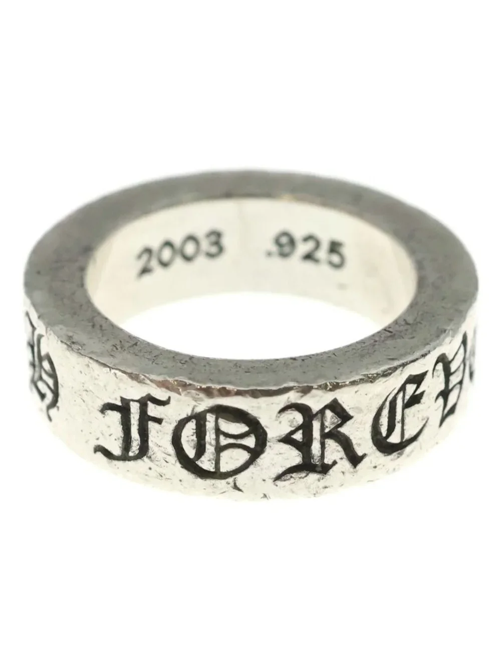 Chrome Hearts Spacer Forever Ring Silver
